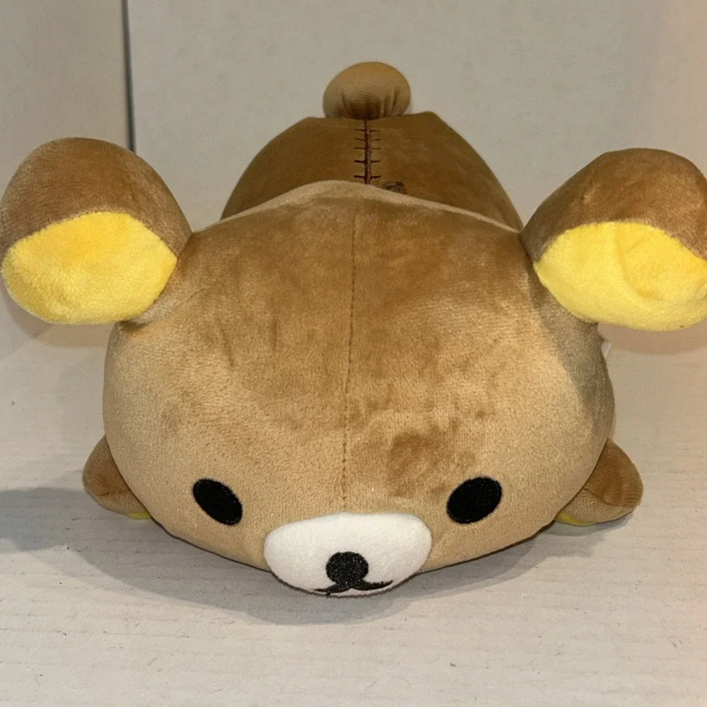 Rilakkuma Plush Bear AQI Laying‎ Down Cute Japanese San-X 2018 P4
